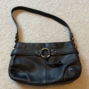 Black leather The Sak handbag